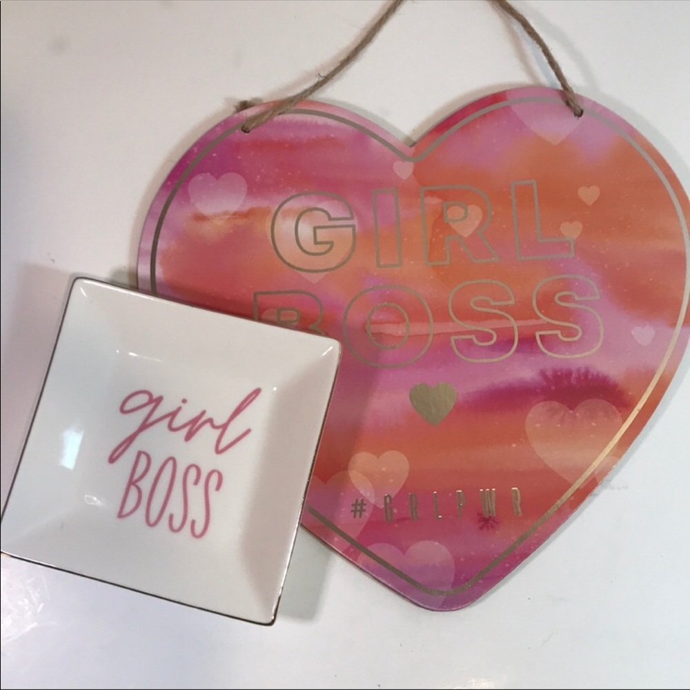 Girl Boss Plaque and Trinket Dish - Picture 1 of 6